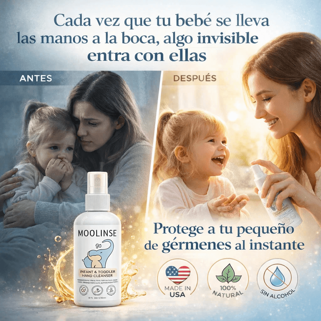 Moolinse™ – Protección real en 15 segundos para las manos que van directo a la boca de tu bebé